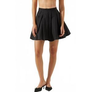 NEW ASTR antheia mini skirt in black